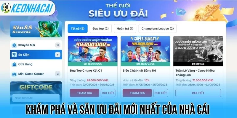 Khám phá và săn ưu đãi mới nhất của nhà cái