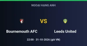Bournemouth AFC vs Leeds United