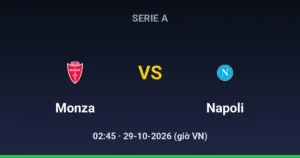 Monza vs Napoli