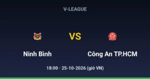 Ninh Bình vs Công An TP.HCM