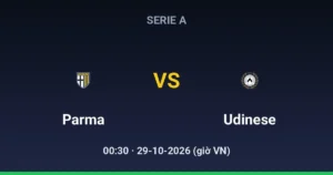 Parma vs Udinese