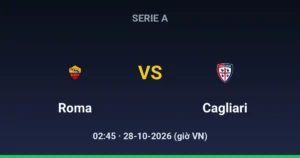 AS Roma vs Cagliari