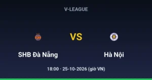 SHB Đà Nẵng vs Hà Nội FC