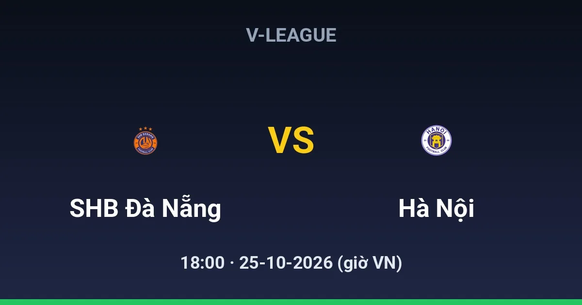 SHB Đà Nẵng vs Hà Nội FC